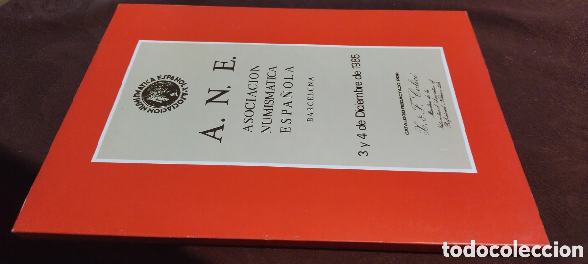 Cat&aacute;logos y libros de monedas: Ane numism&aacute;tica calico Barcelona 1985 - Foto 1