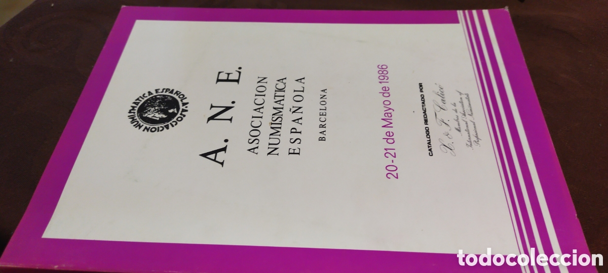 Cat&aacute;logos y libros de monedas: Ane calic&oacute; 1986 numism&aacute;tica monedas - Foto 1