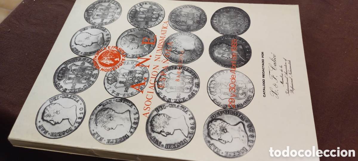 Cat&aacute;logos y libros de monedas: Ane numism&aacute;tica calic&oacute; 1985 - Foto 1