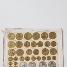 Catálogos y Libros de Monedas: LÁMINA A 4 HOJAS ENCICLOPEDIA ILUSTRADA SEGUÍ. Lote 386843819