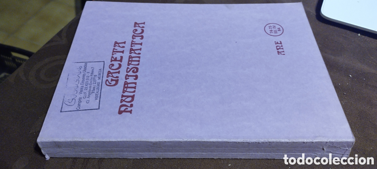 Cat&aacute;logos y libros de monedas: Gaceta numism&aacute;tica 74 75 - Foto 2