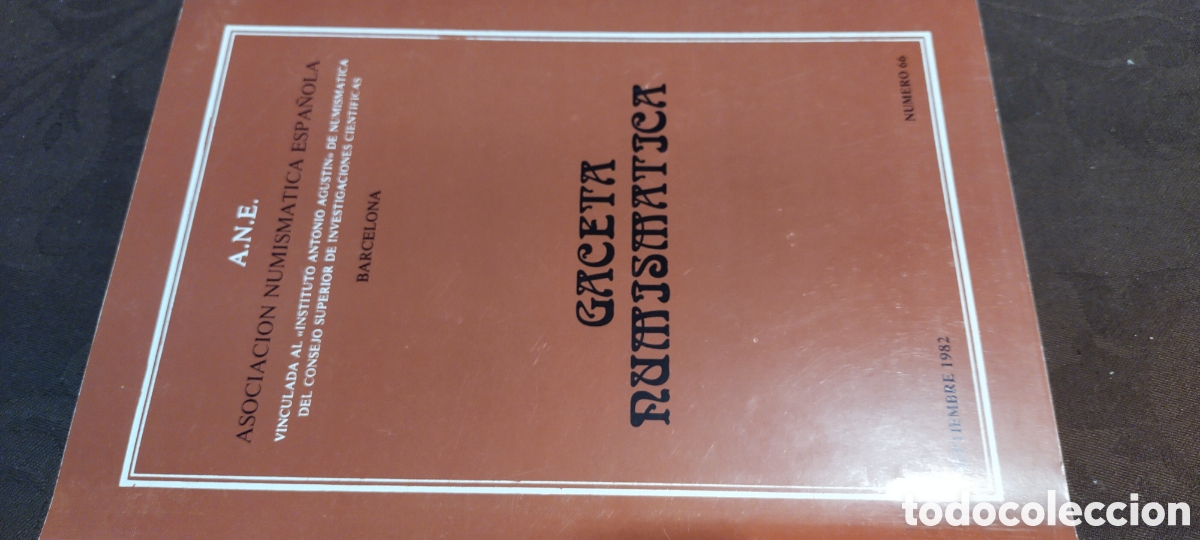 Cat&aacute;logos y libros de monedas: Gaceta numism&aacute;tica 66 - Foto 1