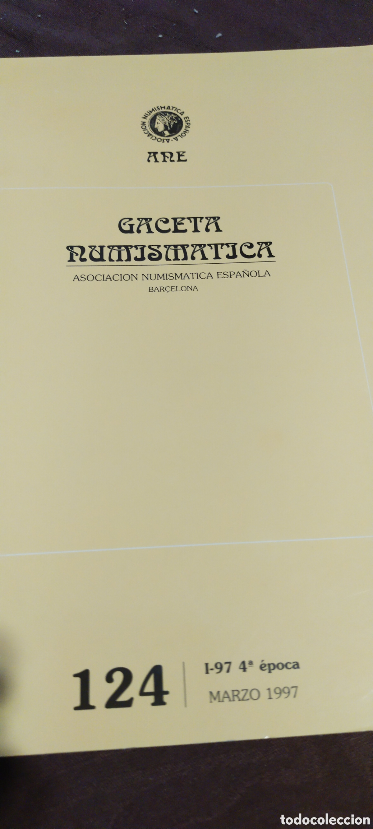Cat&aacute;logos y libros de monedas: Gaceta numism&aacute;tica 124 - Foto 1