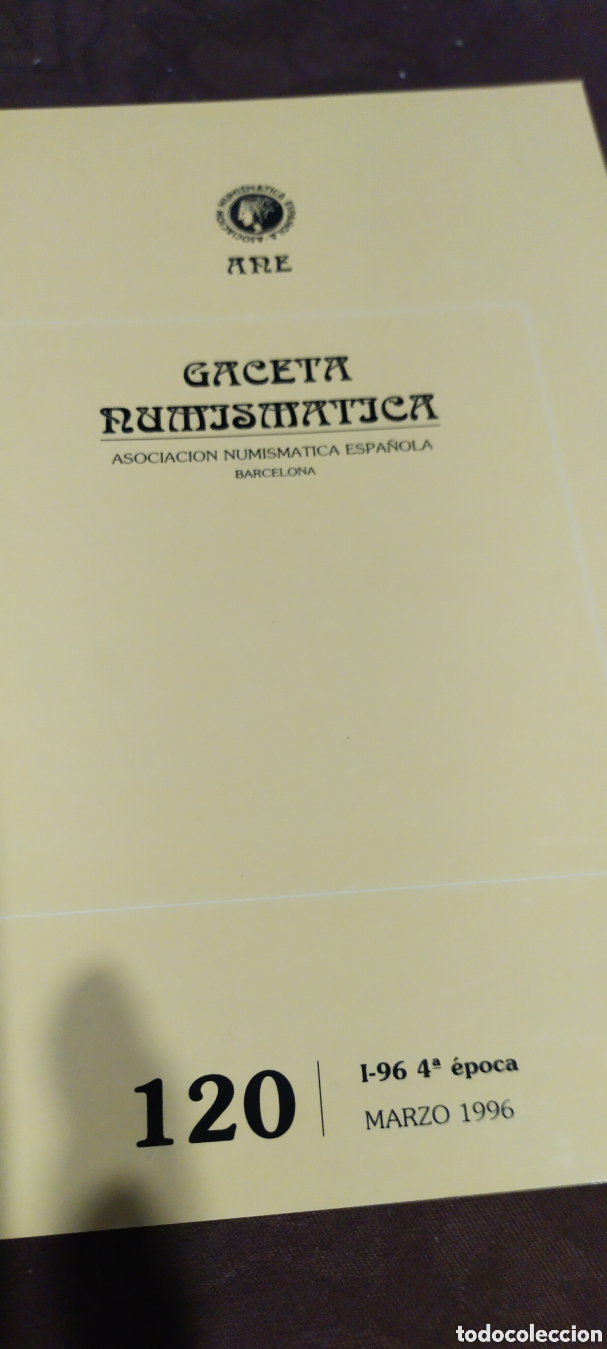 Cat&aacute;logos y libros de monedas: Gaceta numism&aacute;tica 120 - Foto 1