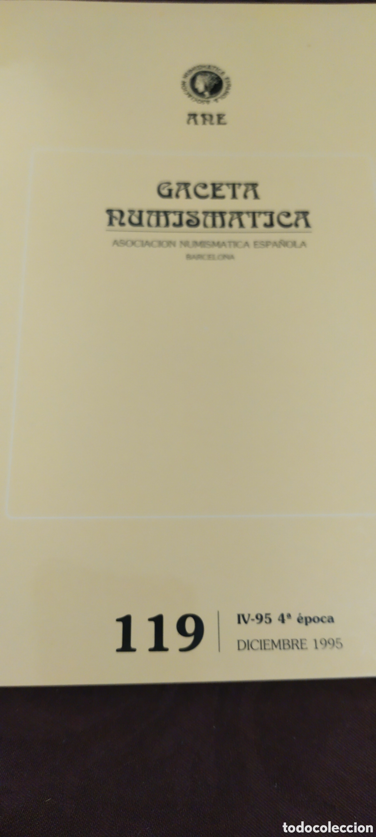Cat&aacute;logos y libros de monedas: Gaceta numism&aacute;tica 119 - Foto 1