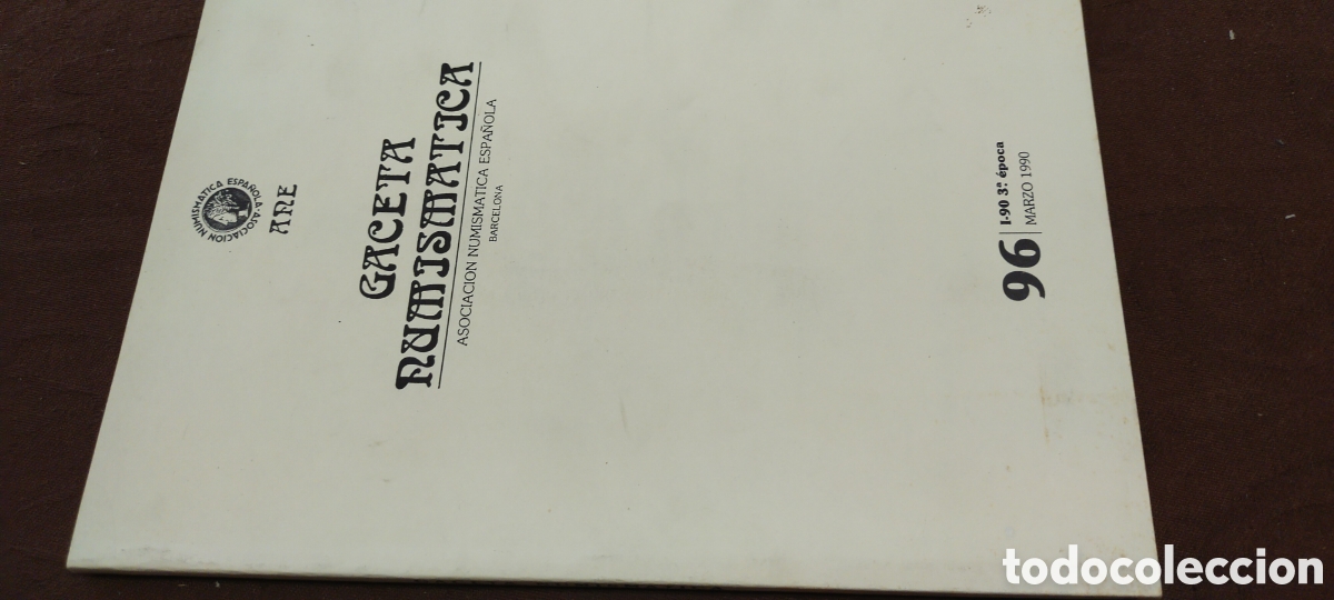 Cat&aacute;logos y libros de monedas: Gaceta numism&aacute;tica 96 - Foto 2