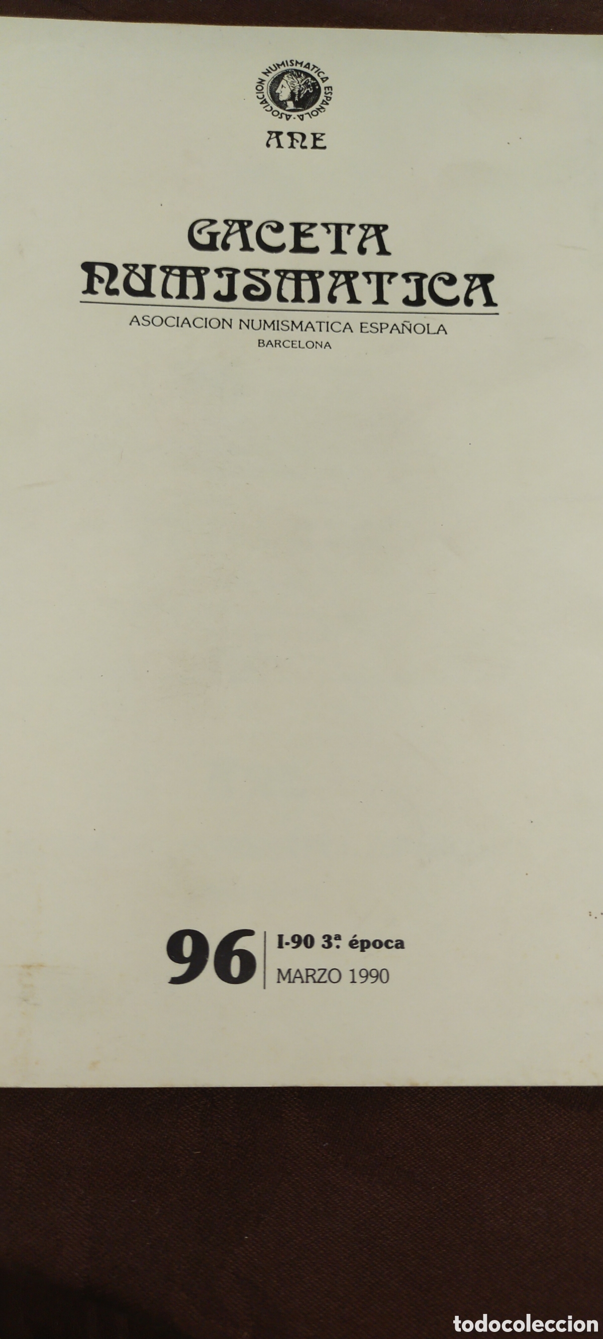 Cat&aacute;logos y libros de monedas: Gaceta numism&aacute;tica 96 - Foto 1