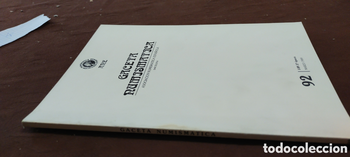 Cat&aacute;logos y libros de monedas: Gaceta numism&aacute;tica 92 - Foto 2