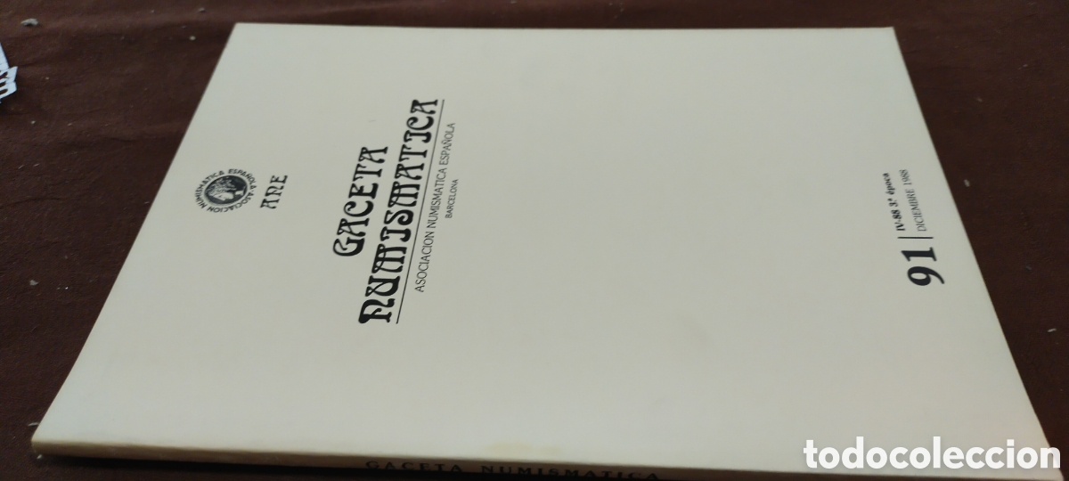 Cat&aacute;logos y libros de monedas: Gaceta numism&aacute;tica 91 - Foto 2