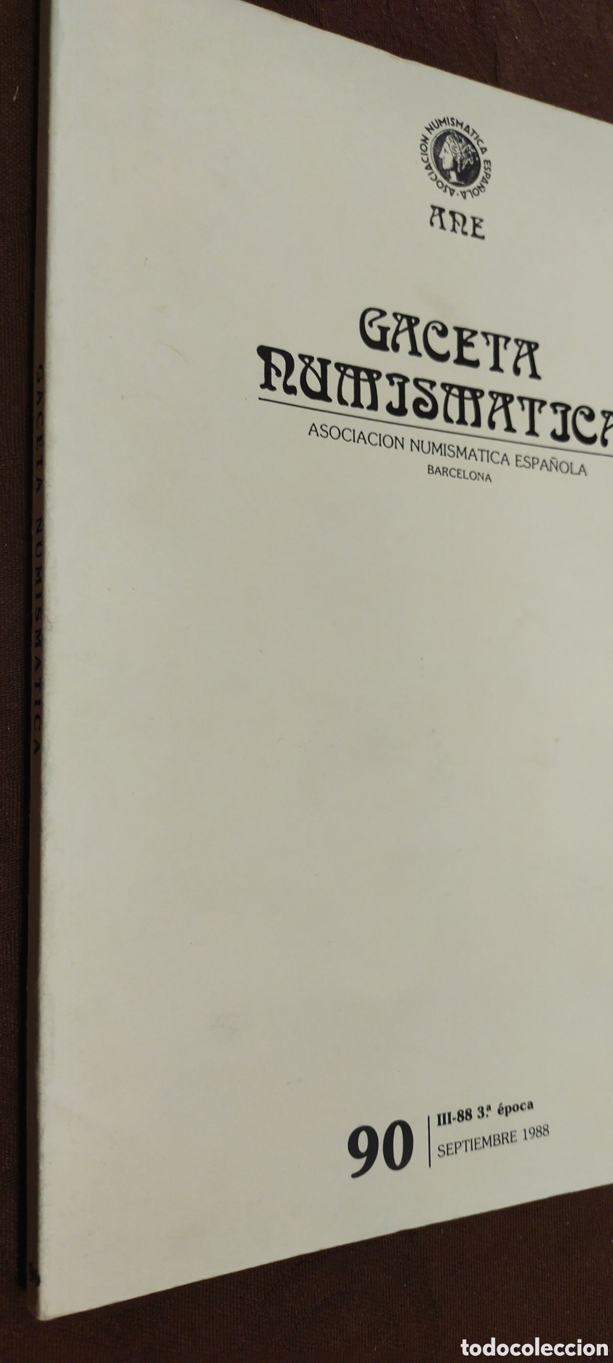 Cat&aacute;logos y libros de monedas: Gaceta numism&aacute;tica 90 - Foto 2