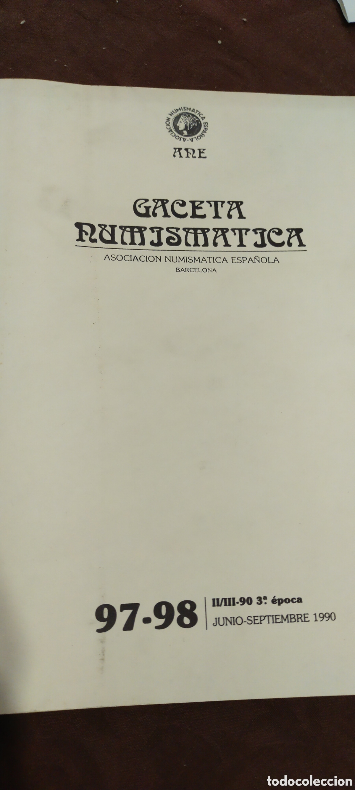 Cat&aacute;logos y libros de monedas: Gaceta numism&aacute;tica 97 98 - Foto 1