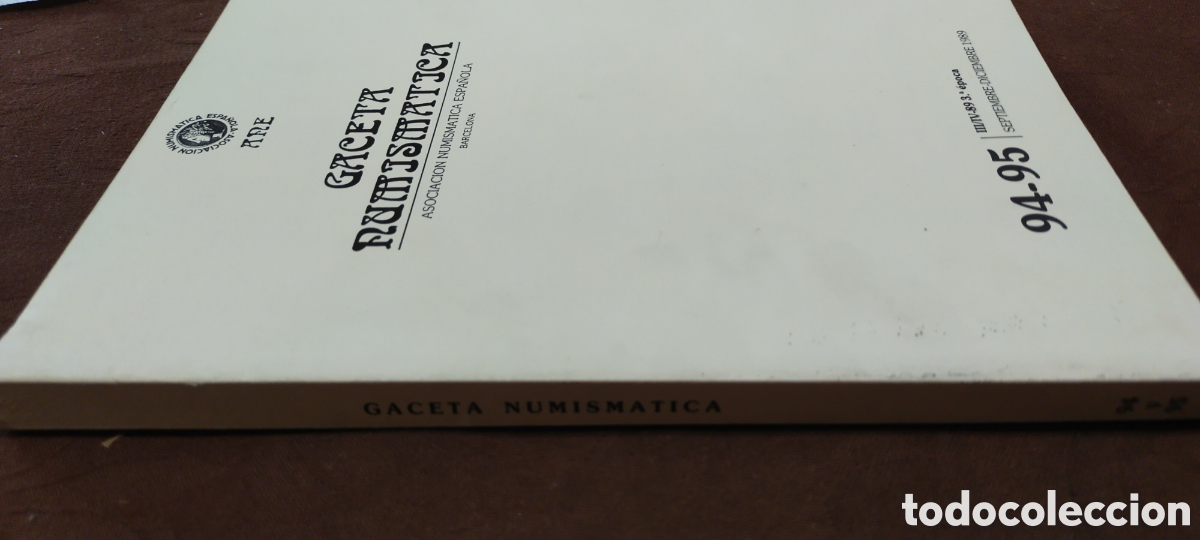 Cat&aacute;logos y libros de monedas: Gaceta numism&aacute;tica 94 95 - Foto 2