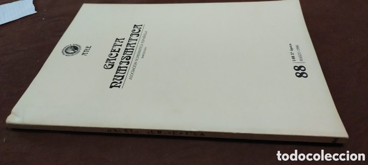 Cat&aacute;logos y libros de monedas: Gaceta numism&aacute;tica 88 - Foto 2