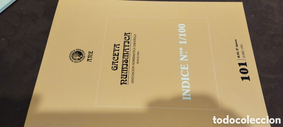 Cat&aacute;logos y libros de monedas: Gaceta numism&aacute;tica 101 - Foto 1
