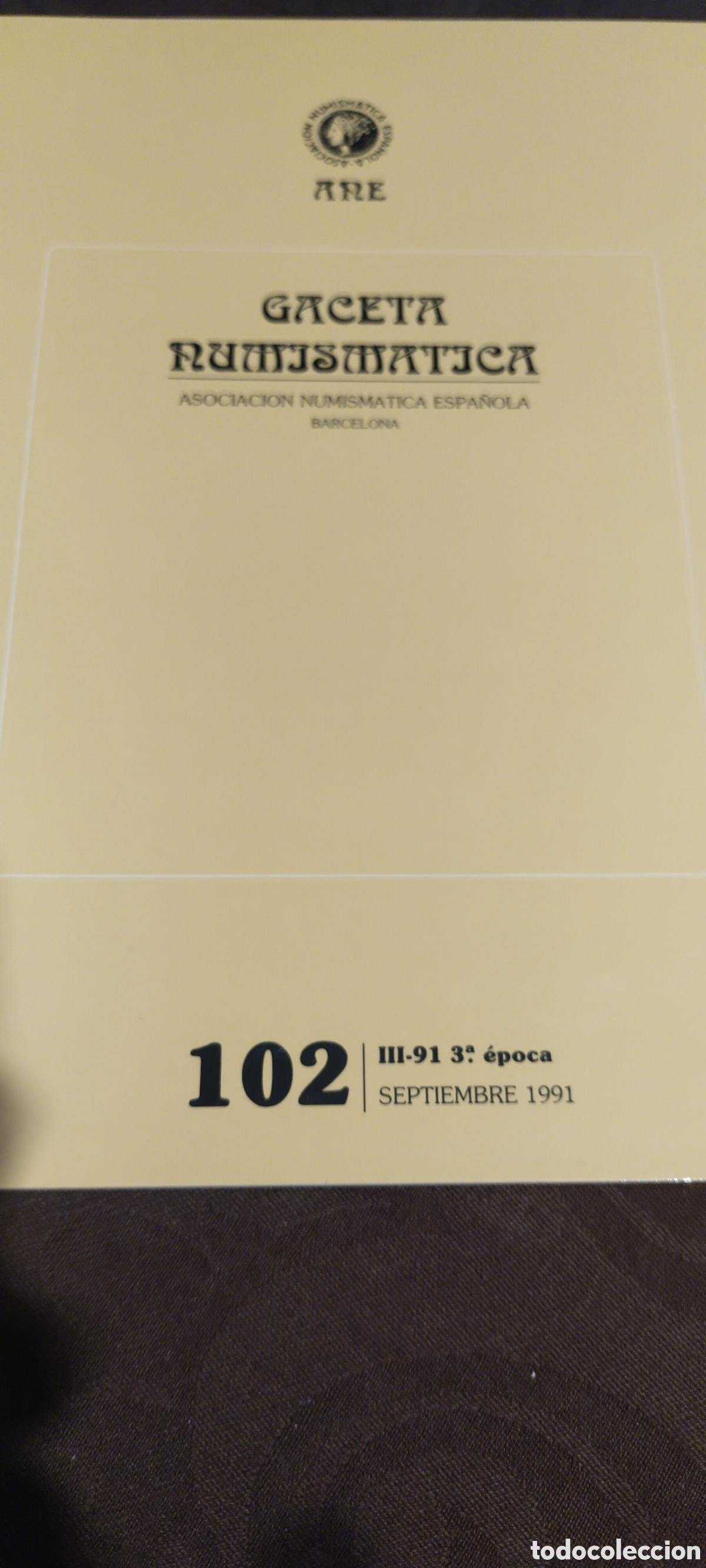 Cat&aacute;logos y libros de monedas: Gaceta numism&aacute;tica 102 - Foto 1
