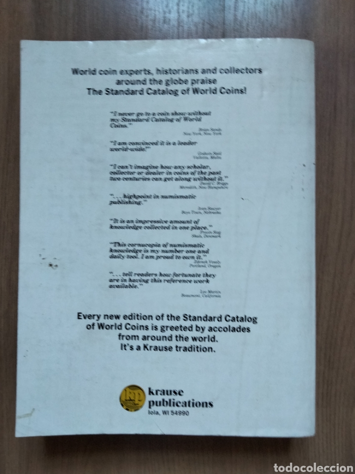 Cat&aacute;logos y libros de monedas: WORLD COINS STANDARD CATALOG EDITION 1987 - Foto 5