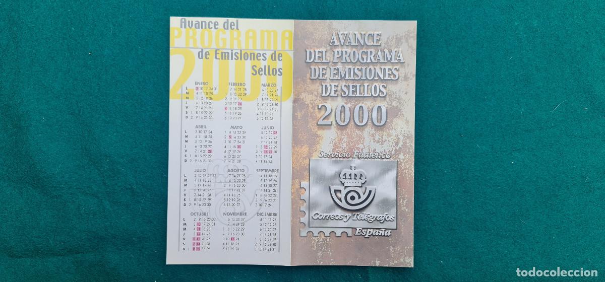 Cat&aacute;logos y libros de monedas: AVANCE DEL PROGRAMA DE EMISIONES DE SELLOS (2000) SERV. FIL. ESPA&Ntilde;A - Foto 1