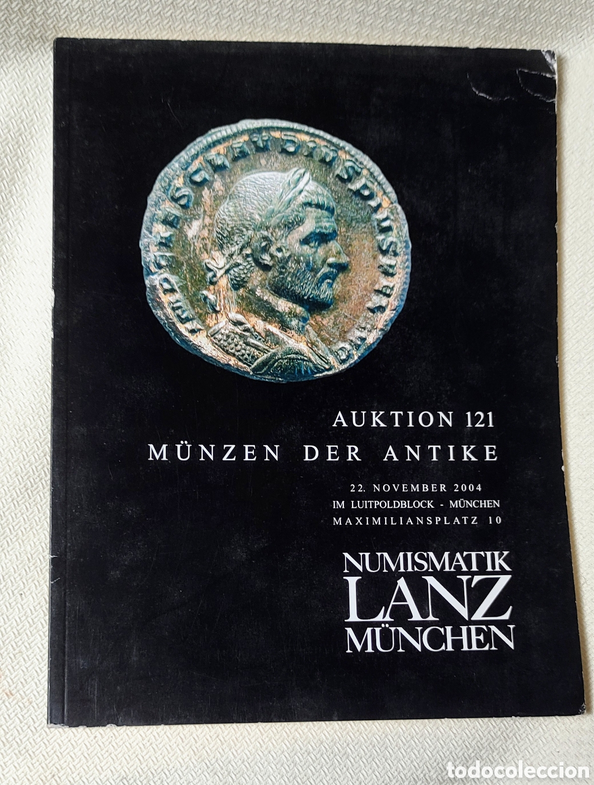 Cat&aacute;logos y libros de monedas: Cat&aacute;logo subasta numism&aacute;tica 121 Lanz 2004 - Foto 1