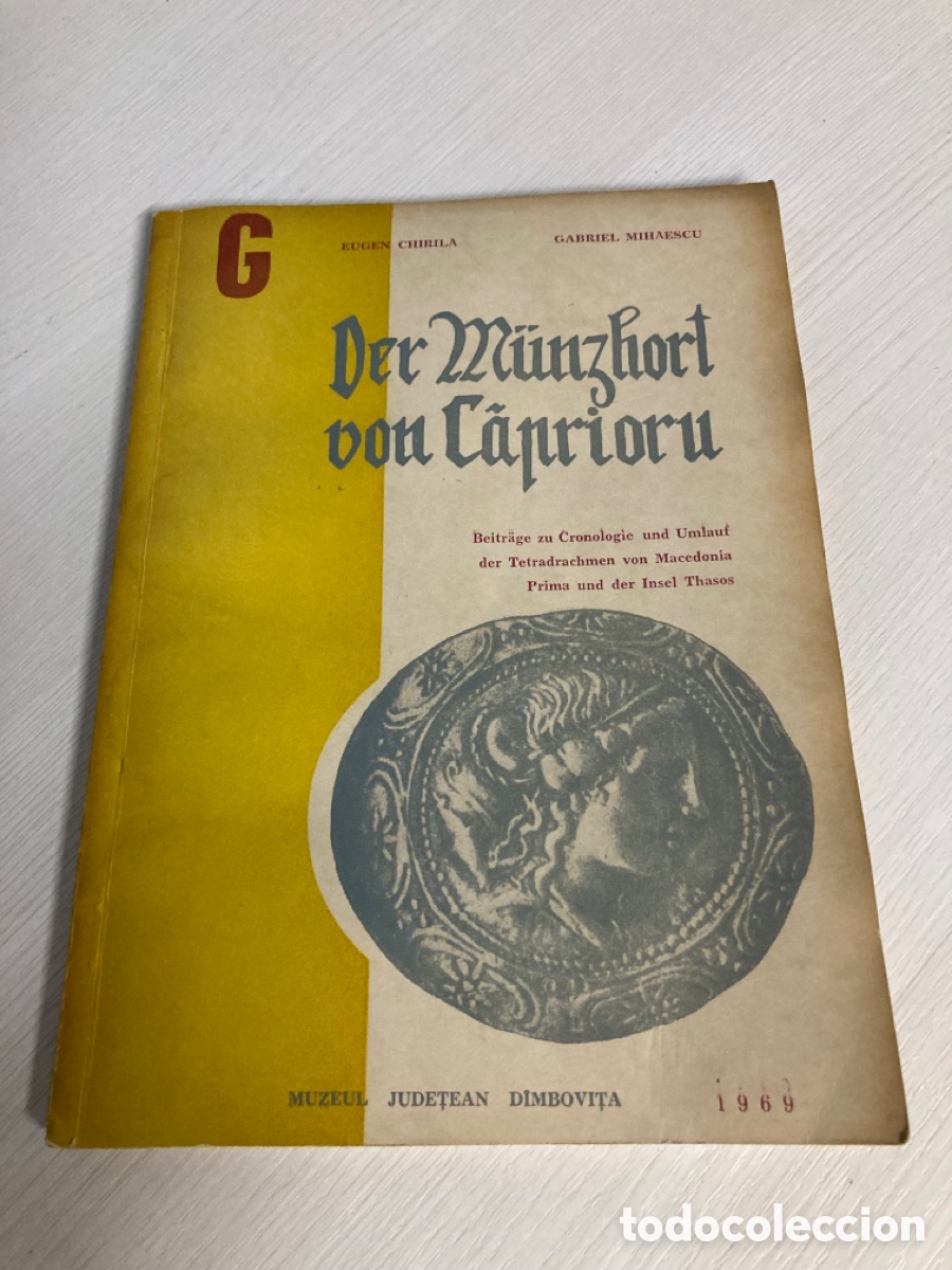 Cat&aacute;logos y libros de monedas: Libro. El tesoro de monedas Caprioru. 1969 - Foto 1