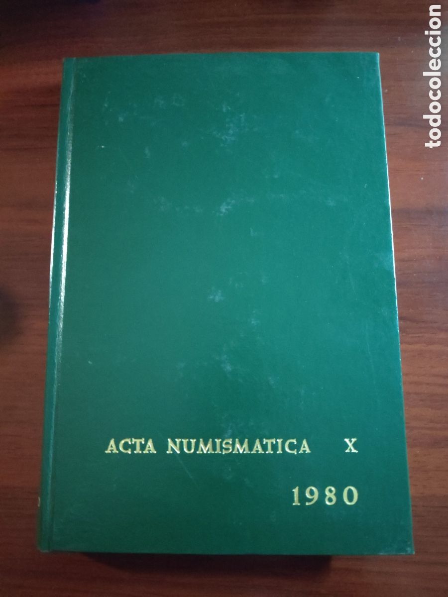 Cat&aacute;logos y libros de monedas: ACTA NUMISMATICA X 1980 PERFECTO ESTADO - Foto 1