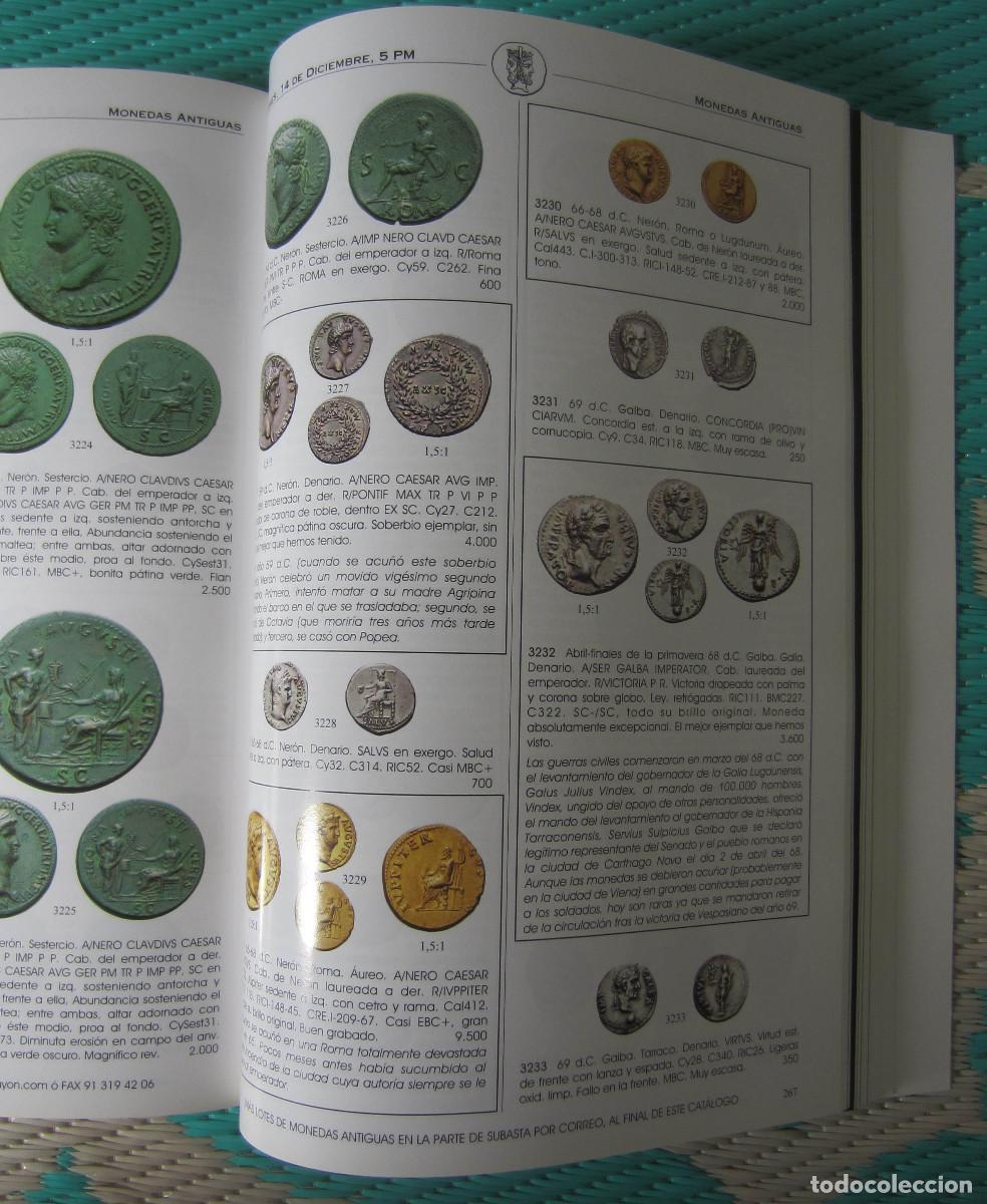 Cat&aacute;logos y libros de monedas: CATALOGO SUBASTA NUMISMATICA CAYON DICIEMBRE 2007 - Foto 2