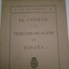 Catálogos y Libros de Monedas: EL CORREO E LA TELECOMUNICACION EN ESPAÑA 1920