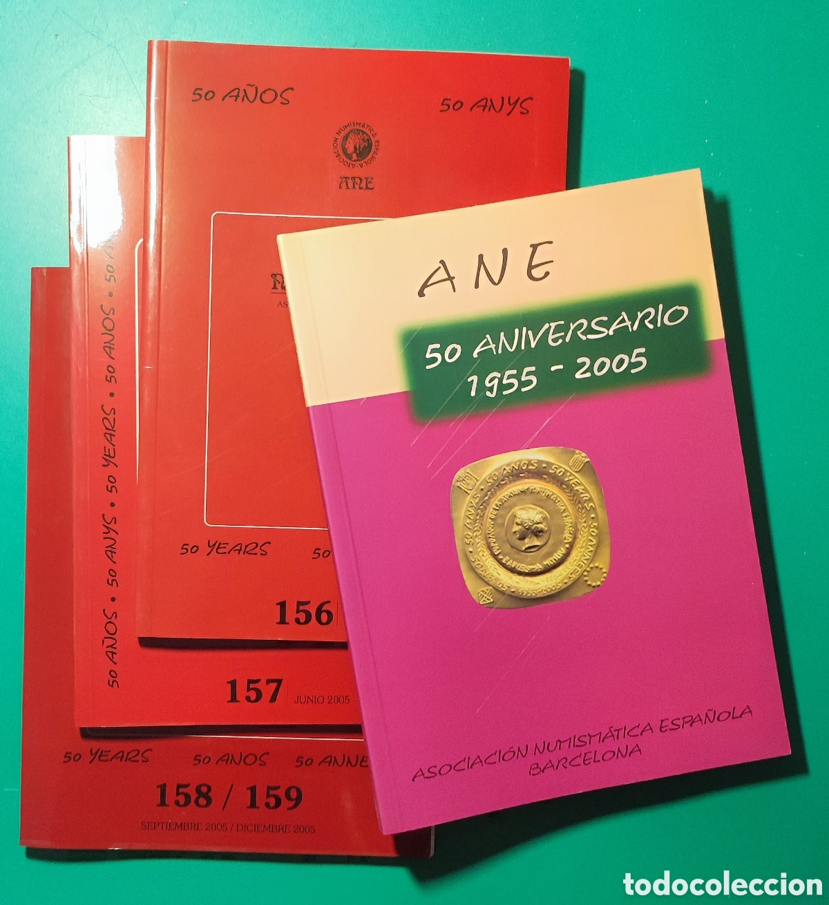 Cat&aacute;logos y libros de monedas: A.N.E. 4 libros Gaceta Numism&aacute;tica. 2005. - Foto 1