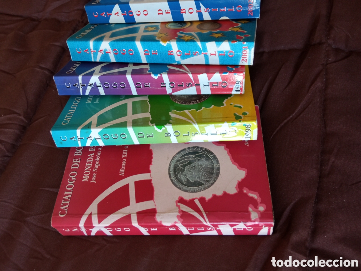 Cat&aacute;logos y libros de monedas: 10 cat&aacute;logos de bolsillo, billetes y monedas - Foto 2