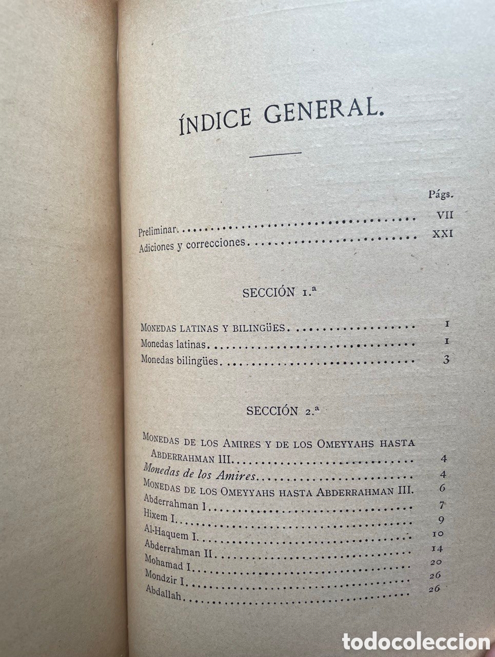 Cat&aacute;logos y libros de monedas: CAT&Aacute;LOGO de monedas ar&aacute;bigas espa&ntilde;olas. 1892 - Foto 5