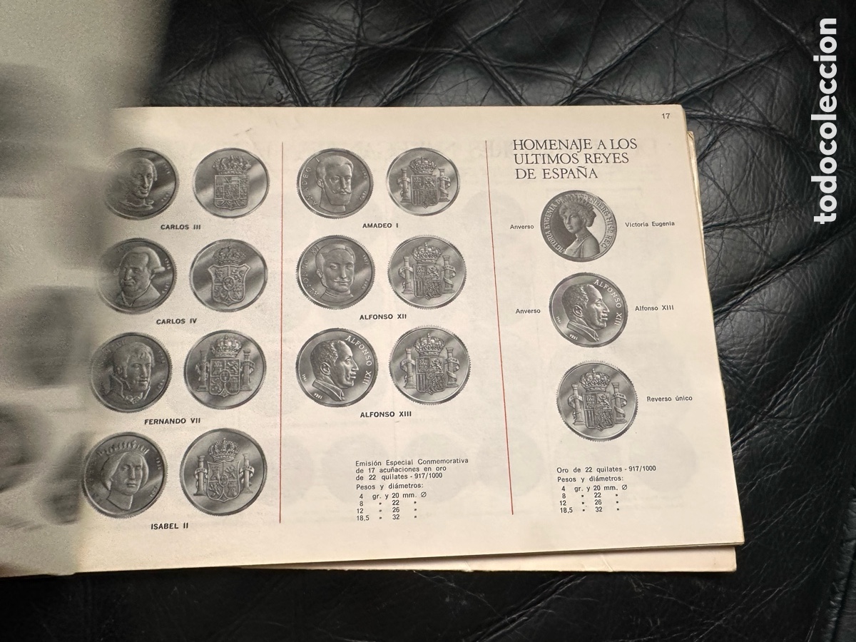 Cat&aacute;logos y libros de monedas: Acu&ntilde;aciones espa&ntilde;olas S.A cat&aacute;logo - Foto 13