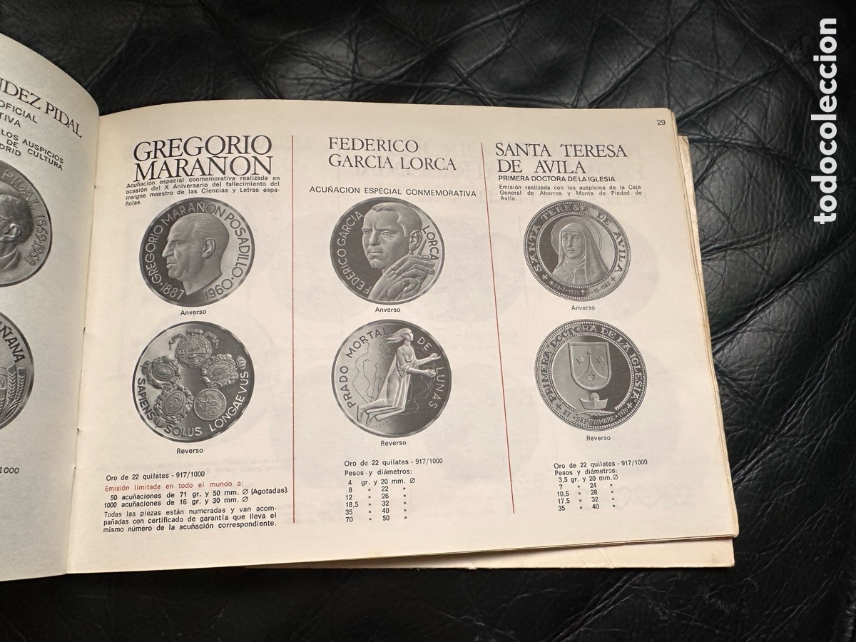 Cat&aacute;logos y libros de monedas: Acu&ntilde;aciones espa&ntilde;olas S.A cat&aacute;logo - Foto 19