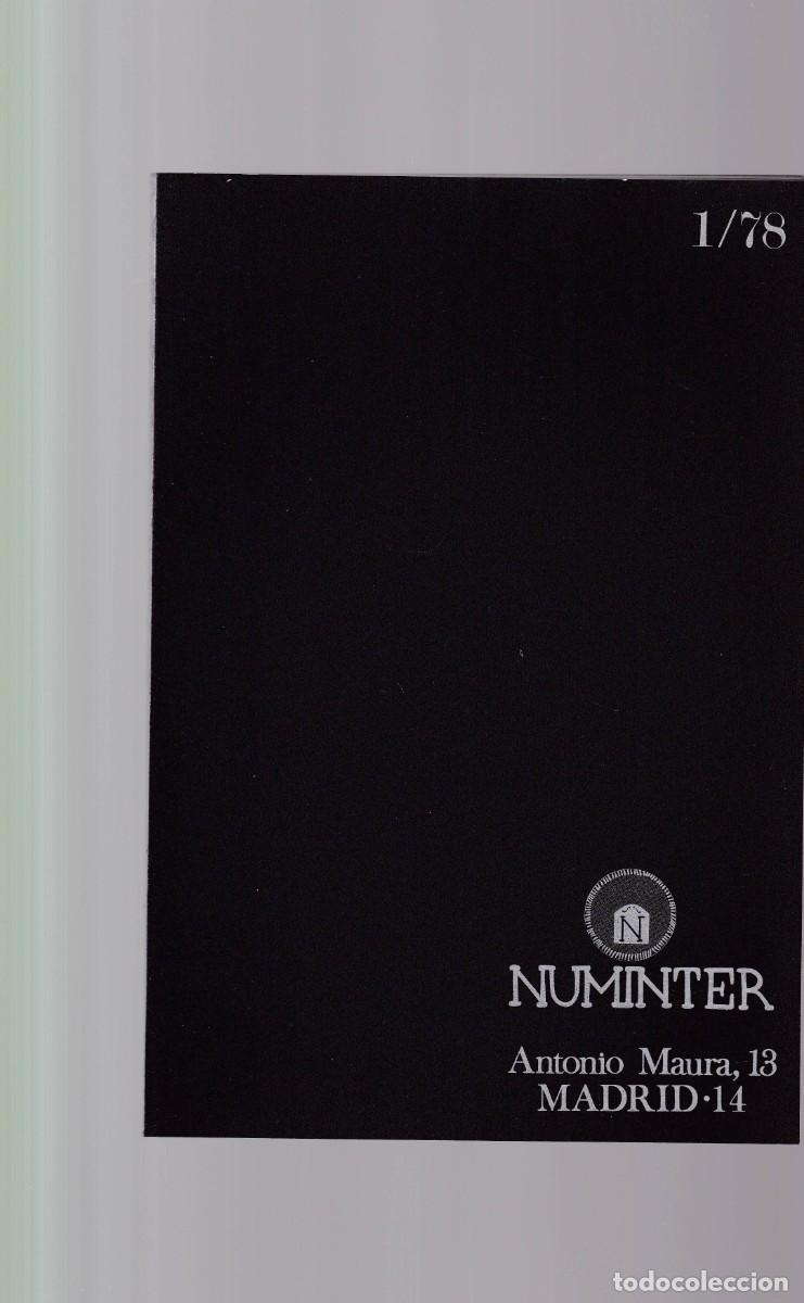 Cat&aacute;logos y libros de monedas: NUMINTER - PRIMERA SUBASTA DE 1978 - Foto 1