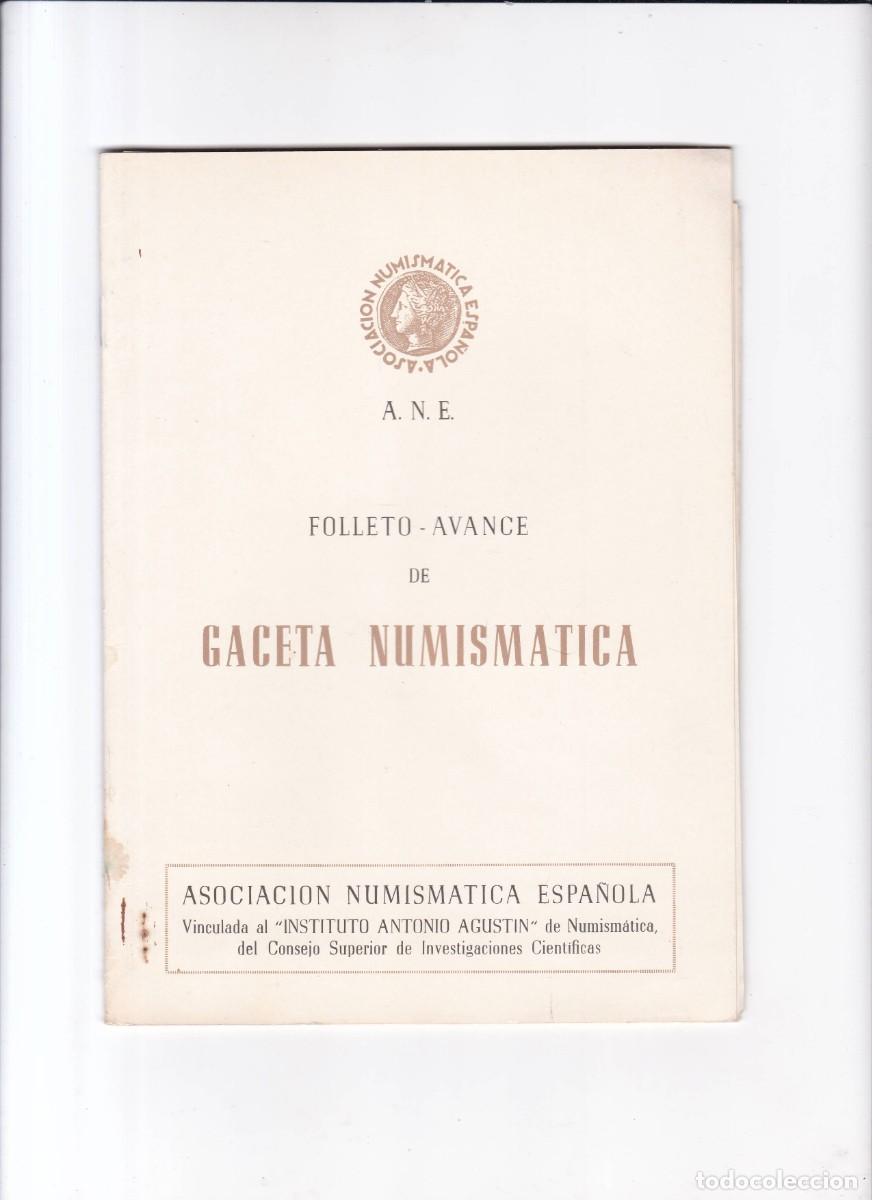Cat&aacute;logos y libros de monedas: GACETA NUMISMATICA - MARZO 1967 - Foto 1