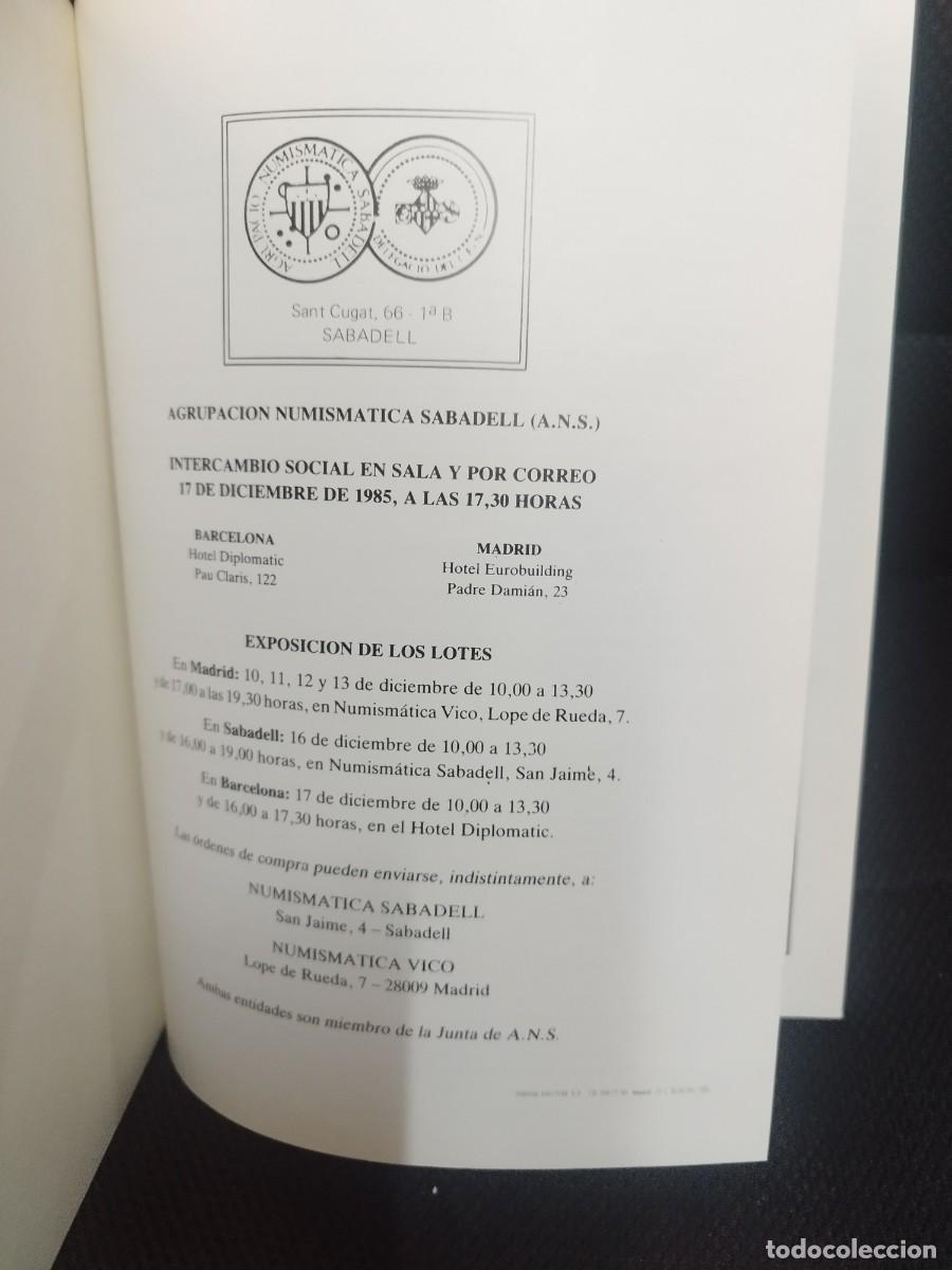 Cat&aacute;logos y libros de monedas: AGRUPACI&Oacute;N NUMISM&Aacute;TICA SABADELL INTERCAMBIO SOCIAL - Foto 2