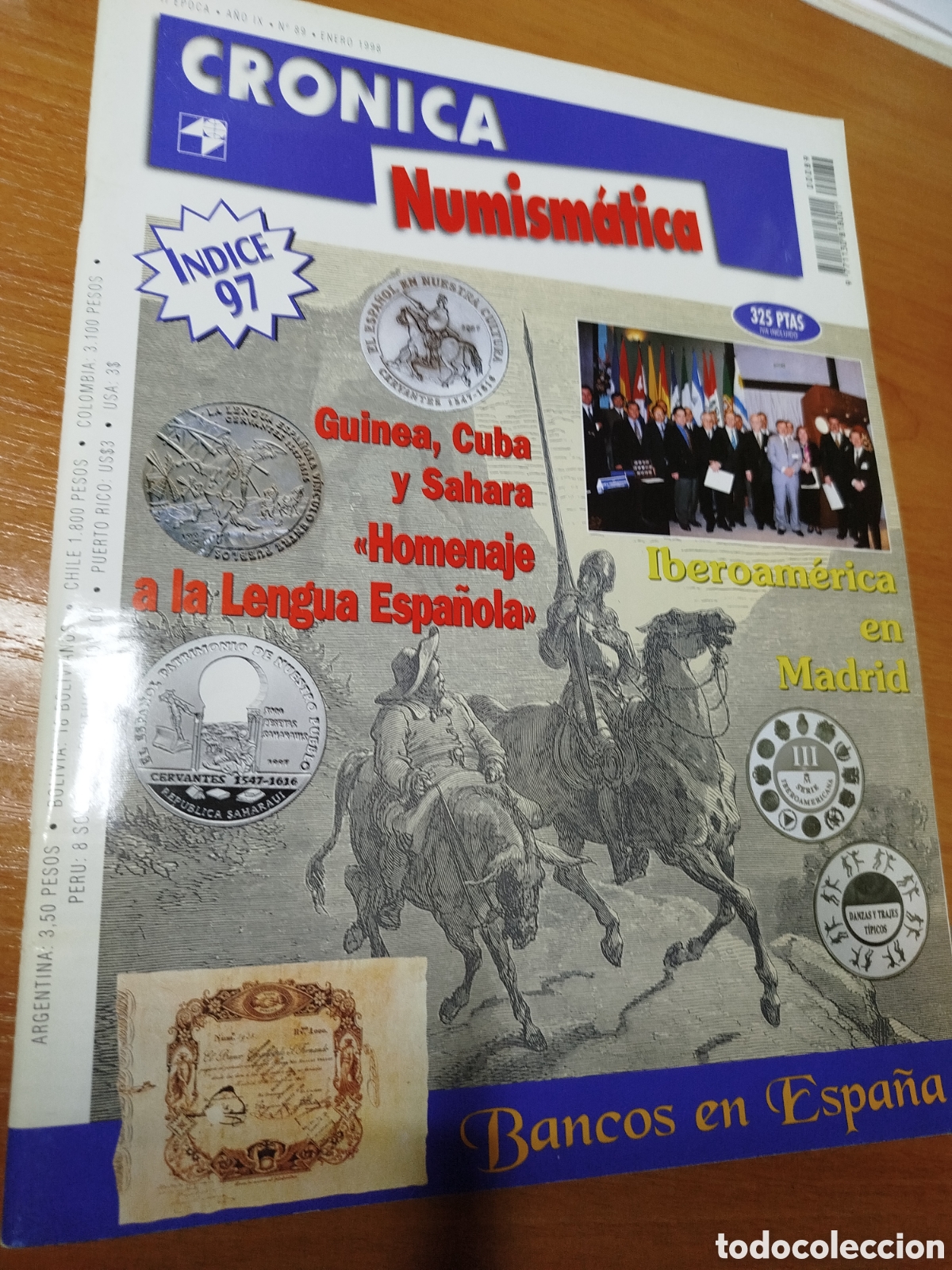 Cat&aacute;logos y libros de monedas: Cr&oacute;nica numism&aacute;tica. 89. Billetes de bancos. Moneda &aacute;rabe - Foto 1