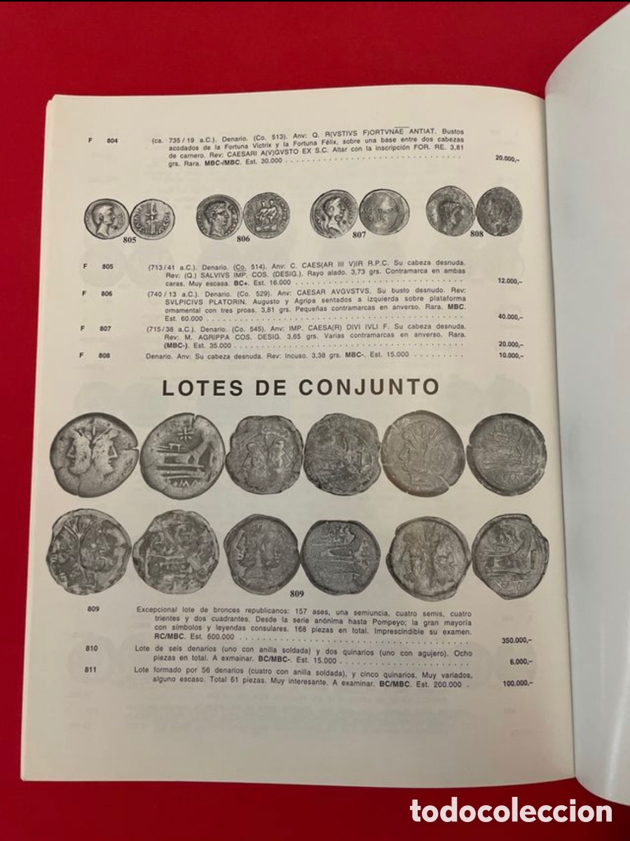 Cat&aacute;logos y libros de monedas: COLECCI&Oacute;N TIBER subastas Aureo - Foto 4