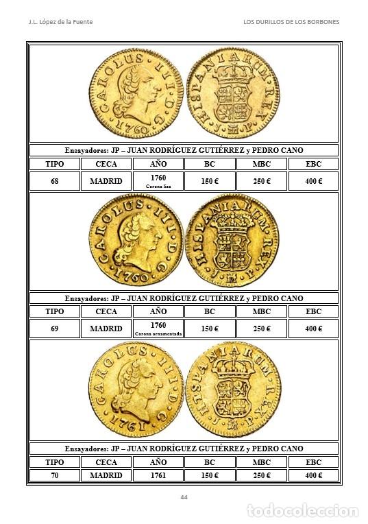 Cat&aacute;logos y libros de monedas: LOS DURILLOS DE LOS BORBONES - Foto 4