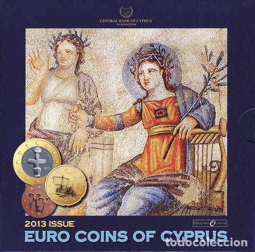 Cat&aacute;logos y libros de monedas: Monedas Euros Chipre Cartera 2013 - Foto 1