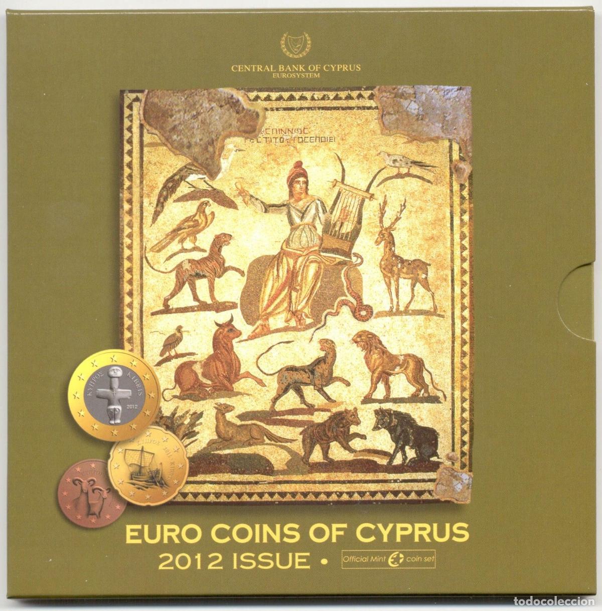 Cat&aacute;logos y libros de monedas: Monedas Euros Chipre Cartera 2012 - Foto 1