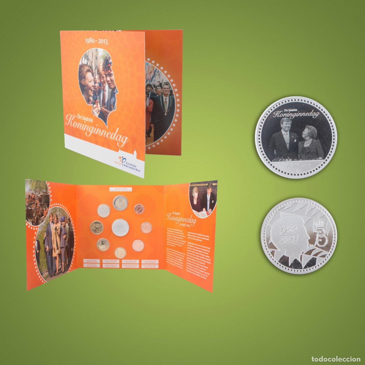 Cat&aacute;logos y libros de monedas: Monedas Euros Holanda Cartera 2013 - Foto 1