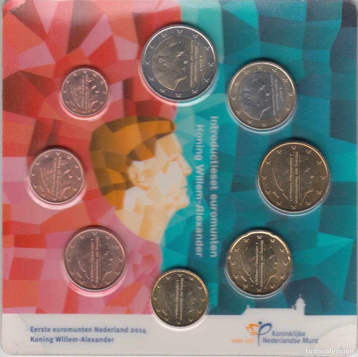 Cat&aacute;logos y libros de monedas: Monedas Euros Holanda Cartera 2014 - Foto 1