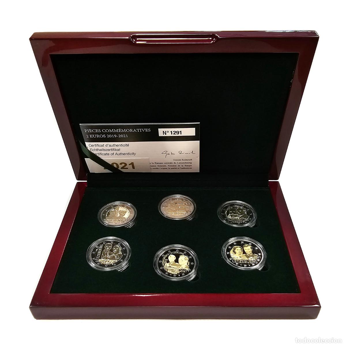 Cat&aacute;logos y libros de monedas: Luxemburgo 2019 2020 2021 proof - Foto 1