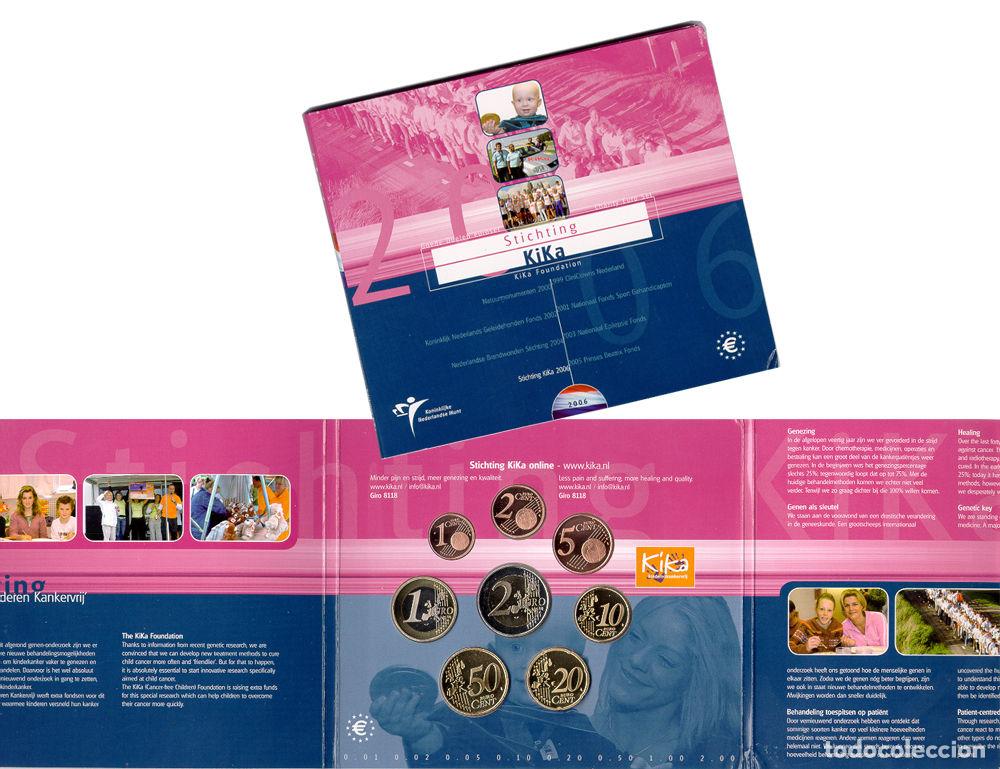 Cat&aacute;logos y libros de monedas: Monedas Euros Holanda Cartera 2006 - Foto 1