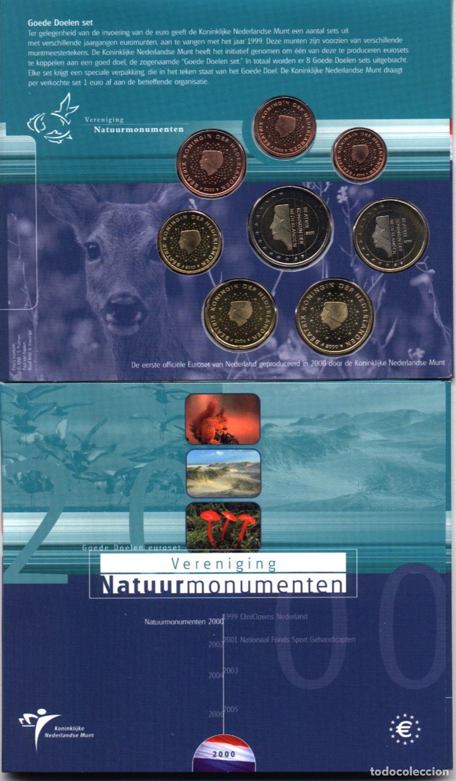 Cat&aacute;logos y libros de monedas: Monedas Euros Holanda Cartera 2000 - Foto 1