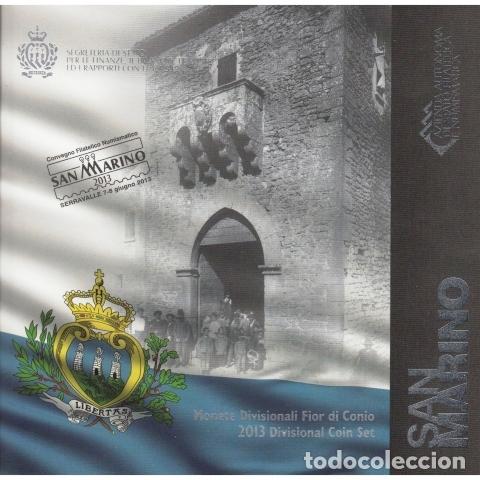 Cat&aacute;logos y libros de monedas: Monedas Euros San Marino Cartera 2013 - Foto 1