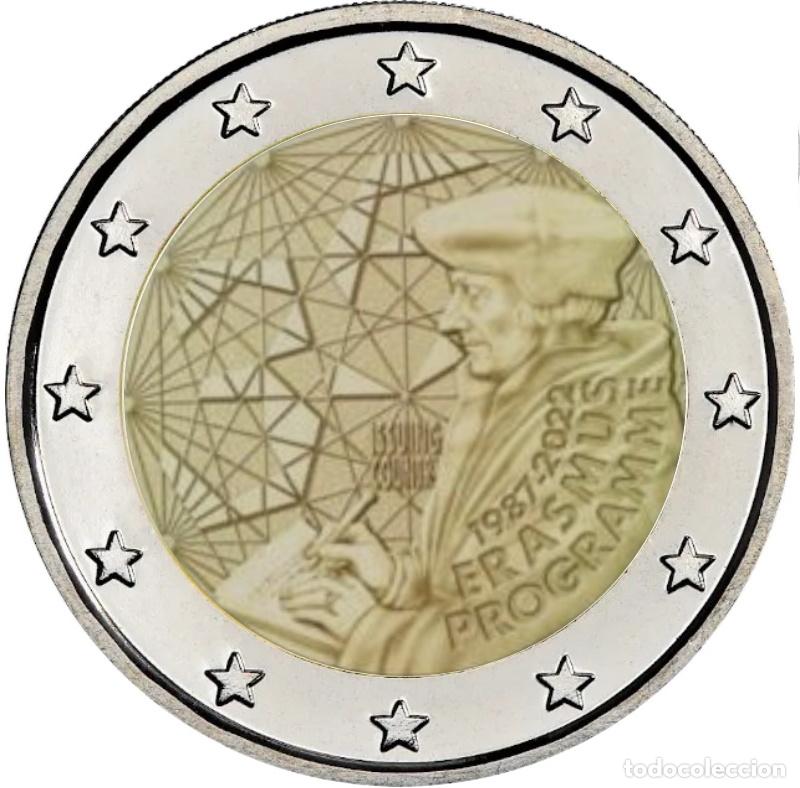 Cat&aacute;logos y libros de monedas: Malta 2022 2 &euro; euros conmemorativos Programa Erasmus - Foto 1