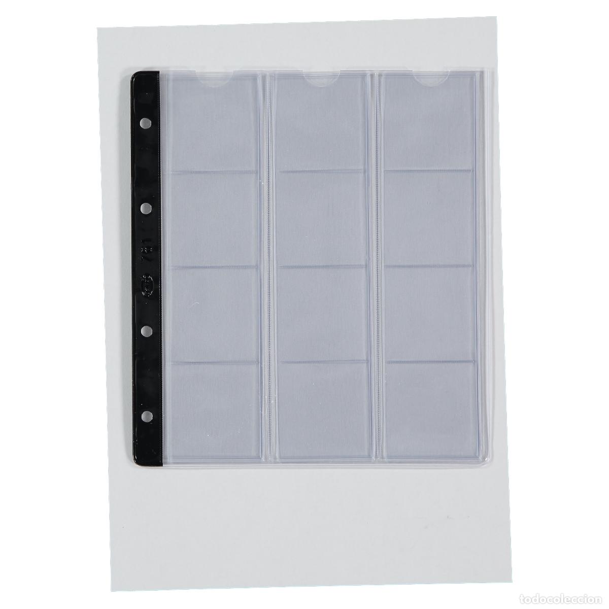 Cat&aacute;logos y libros de monedas: Pardo 76100 Pack de 10 Fundas Hojas monedas - Foto 1