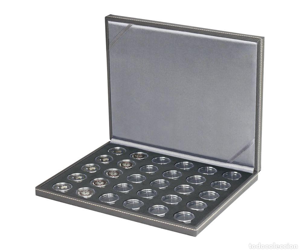 Cat&aacute;logos y libros de monedas: Lindner S2364BS-2K Estuche Nera M con 30 compartimentos - Foto 1