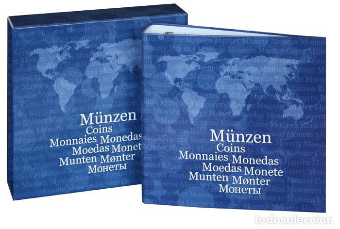 Cat&aacute;logos y libros de monedas: Lindner 1116 Karat Carpeta de anillas BASIC + estuche - Foto 1