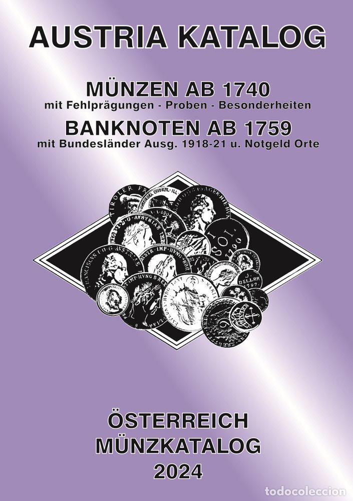 Cat&aacute;logos y libros de monedas: Cat&aacute;logo Austria (ANK) Monedas Austria 2024 - Foto 1